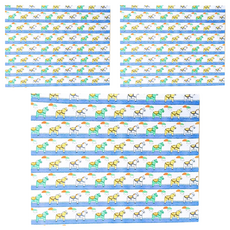 自黏式吸濕防滑墊, 60.5 x 45cm, 彩色小馬, 3個