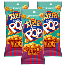 ORION 好麗友 雞米花脆餅 韓式炸雞口味, 81g, 3包