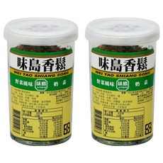 味島 香鬆 野菜, 52g, 2罐