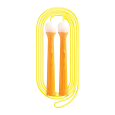 SiXPIN 高速迴旋跳繩 長柄, 速度MAX, 雙重跳躍, PVC ABS材質, 2.4m, 橙色, 1個