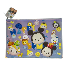TSUM TSUM Disney 迪士尼 彩虹膜網狀資料袋 A4 3個, 1組