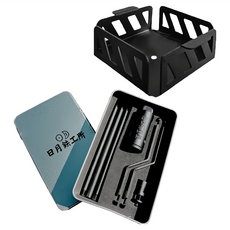 日月鉄工所 Light base 旋轉調料盤 6061鋁合金, 14 x 14 x 5cm, 1個