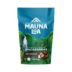 MAUNA LOA 夢露萊娜 夏威夷果仁 黑巧克力 美國原裝進口, 113g, 1包