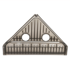 inomata 流理臺吸盤瀝水盤, 透明灰, 1個, 單層