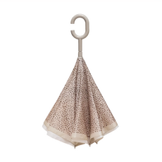 Mrs. Ertha 雙層反向傘, 經典點點花色, 直徑90cm 長68cm, 經典豹紋