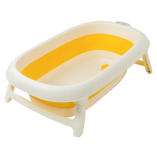 PiYOPiYO 黃色小鴨 折疊浴盆 攜帶式, 1個