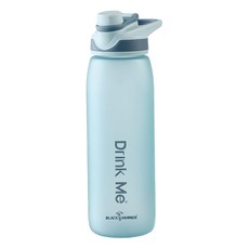 BLACK HAMMER Drink Me 手提運動瓶, 880ML Tritan材質, 提環設計, 耐高溫, 旋蓋密封設計, 藍色, 1個