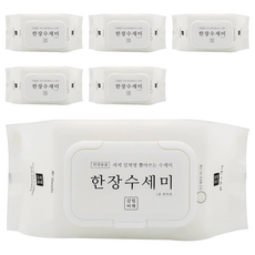 Salrimbichaek 抽取式一次性清潔巾 白色, 40張, 6包