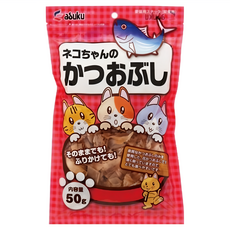 ASUKU 貓的柴魚片 日本國產 嚴選素材 蟹肉魚肉配方 貓狗適用, 海鮮, 50g, 1包