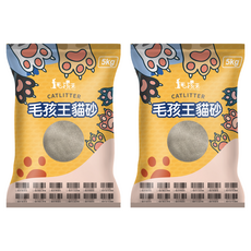 毛孩王貓砂 細貓砂 5kg, 檸檬味, 2袋