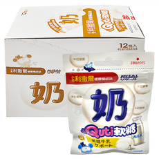 RISAL 小兒利撒爾 Quti軟糖 12包組, 牛奶, 300g, 1盒