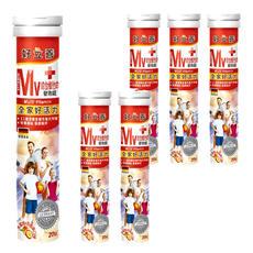 好立善 綜合維他命發泡錠, 內含11種營養素, 德國製, 20錠, 6條