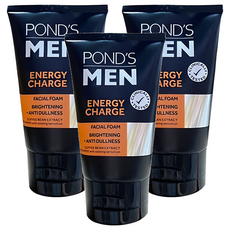 POND'S 旁氏 男士洗面乳 橘色 勁能活力, 100ml, 3件