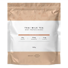 Body.Goals 乳清蛋白飲 大包装 泰泰奶茶, 1kg, 1袋