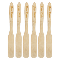 Pearl Horse 寶馬 竹製長咖啡棒/攪拌棒 6支/套 25cm, 1包