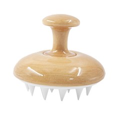 MOCODO 伴佳家 木製洗頭刷, 頭皮按摩 舒壓 清潔, FP186, 1個