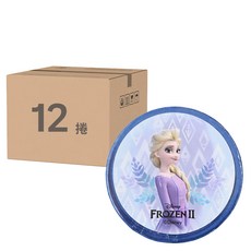 hM PLUS 冰雪奇緣2 紙膠帶 DISNEY 款式隨機 12入, 12捲