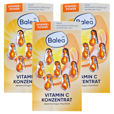 dm Balea芭樂雅 維他命C精華膠囊, 深層潤澤 改善乾燥 溫和輕盈 德國製造, 7ml, 3組