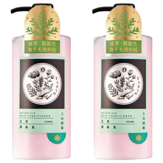 tsaio 上山採藥 艾草潤髮乳, 430ml, 2瓶
