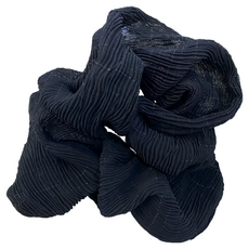 JY 日本造型大圈束-金色黑, 大, 金蔥黑