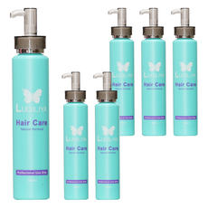 LUDILIYA 綠迪麗雅 捲度曲線塑型乳 頭髮保濕 亮麗造型 持久捲曲 蓬鬆自然 輕盈不黏膩 造型同時護髮, 300ml, 6瓶