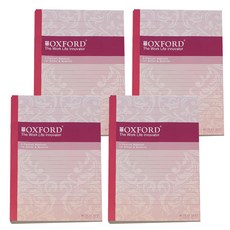 OXFORD 橫線筆記本B5 100頁 顏色隨機 學生辦公必備, 4本