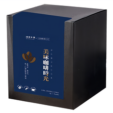 順便幸福 經典杏仁果黑巧克咖啡豆 濾掛咖啡Set 深度烘焙 濃郁甘醇, 8g, 9包, 1盒