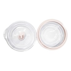 FaSoLa 食品用鉑金矽膠可微波帶氣孔蓋 雙色折疊碗, 粉色, 1個