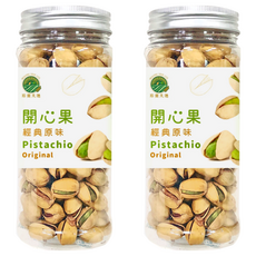 珍實大地 經典原味開心果, 210g, 無添加防腐劑及漂白劑, 2瓶