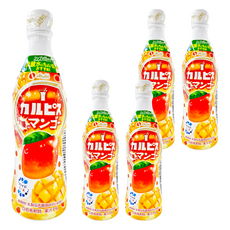 Asahi 朝日 可爾必思 濃縮芒果乳酸菌飲料, 470ml, 5瓶