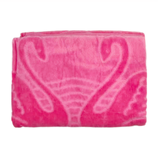 LIFE 來福牌 永浴愛河枕巾 Set 2, 粉色, 51 x 76cm, 100%棉, 台灣製造, 1件