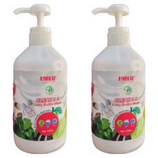 FARLIN 奶瓶蔬果清潔劑 Clean 2.0, 中性配方溫和不傷手, 700ml, 2瓶