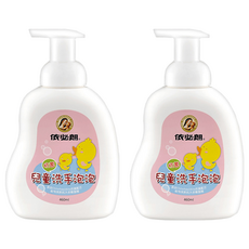 依必朗兒童抗菌洗手泡泡 添加Chlorhexidine抗菌配方 甜甜花果香 460ml, 2瓶