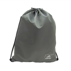 MI MI LEO 台灣製防潑水運動束口背包, 1個, 灰色