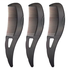 清潔按摩梳 Set 3, 一鍵推出汗垢, 21cm x 5.2cm, 單色, 1組