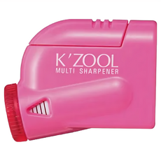 KUTSUWA 超級安全手動削筆器, 安全設計, 3種類鉛筆對應, 粉色, 1台