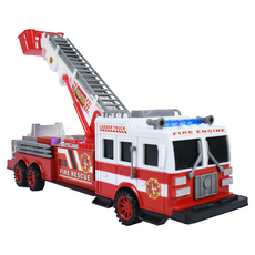 PLAYFUL TOYS 頑玩具 聲光電動消防車, 混合顏色, 1組