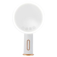 ANTIAN 桌面 LED 美肌補光燈化妝鏡, 珍珠白