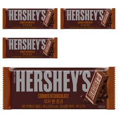 HERSHEY'S 好時夾餡巧酥牛奶巧克力, 40g, 4片