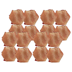 J&N 優雅亮麗椅腳套 橘紅色, 6 x 6cm, 16件