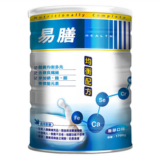 易而善 易膳營養配方, L-麩醯胺酸, 牛磺酸, 膳食纖維, 適用於病後補養、需營養補充者, 1.7kg, 1罐