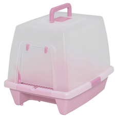 IRIS OHYAMA 愛麗思歐雅瑪 除臭貓便盆, 桃色, 1個