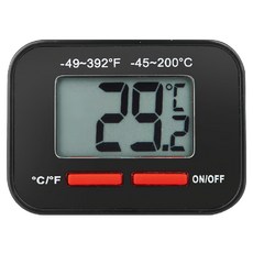 AKIRAKOKI 正晃行 數顯溫度計 DT-200B 黑色 快速測溫 輕巧便攜, 1個