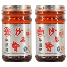 牛頭牌沙茶醬，香醇口感，沾水餃/配火鍋/炒牛肉/炒三鮮/炒飯皆宜, 127g, 2罐