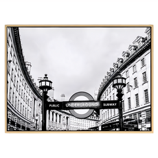 倫敦攝政街 1入 藝術微噴, 金色