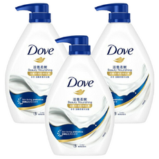 Dove 多芬 滋養柔膚沐浴露 滋養柔嫩, 900g, 3瓶