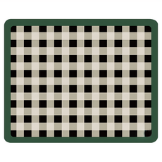 Mega 桌面瞬吸皮革防滑瀝水墊 深格紋, 1個