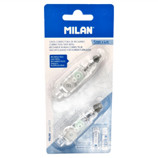 MILAN 360度零死角補充修正帶 2個, 單一顏色, 1組