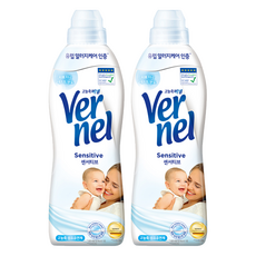 Vernel 舒敏高濃縮衣物柔軟精, 900ml, 2瓶