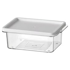 日式高透冰箱保鮮收納盒 480ml, 1個, 1入